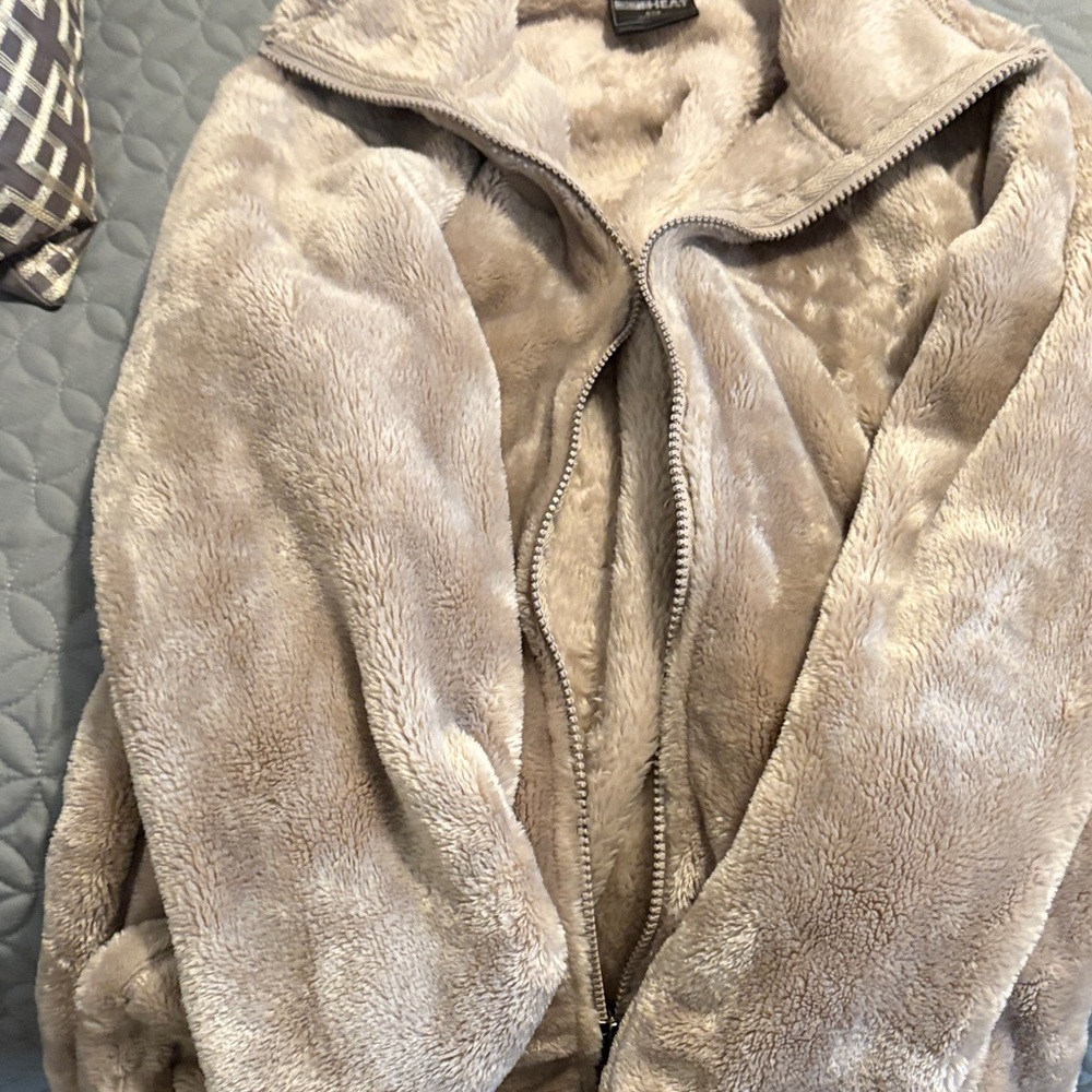 32 Degrees Plush Beige Jacket